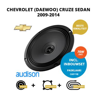 Premium speakers voor Chevrolet (Daewoo) Cruze Sedan 2009-2014 - Voordeuren/achterdeuren