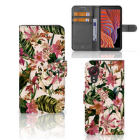 Samsung Galaxy Xcover 5 Hoesje Flowers - thumbnail