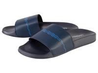 LIVERGY Heren badslippers (46, Marineblauw) - thumbnail