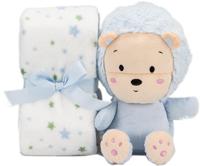 Interbaby babydeken en knuffel Leeuw 80 x 110 cm pluche