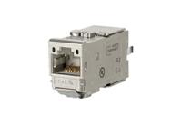 BTR 130B11-E C6A module cat. 6A, 180°, kabelmontage zonder gereedschap