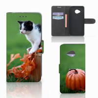 HTC U11 Life Telefoonhoesje met Pasjes Kitten