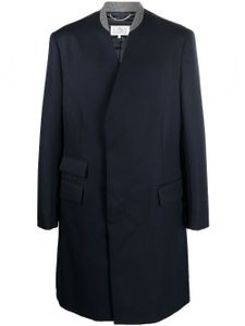 Maison Margiela manteau boutonné Calvary en laine - Bleu