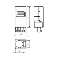 Connectoren voor printplaten BCZ 3.81 AH04 1005290000 Weidmüller Inhoud: 10 stuk(s)