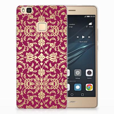 Siliconen Hoesje Huawei P9 Lite Barok Pink Siliconen Hoesje Huawei P9 Lite Barok Pink