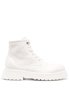 Marsèll bottines en cuir à semelle épaisse - Blanc