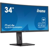 Iiyama ProLite XCB3494WQSN-B5 34 Wide Quad HD 120Hz USB-C Curved VA Monitor