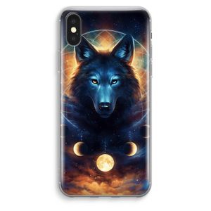 Wolf Dreamcatcher: iPhone XS Max Transparant Hoesje