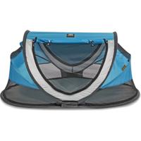 DERYAN Reisbedje pop-up Peuter Luxe met klamboe blauw