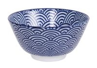 Tokyo Design Studio - Nippon Blue - Rijst Kom - Golven - 12 x 6.4cm 300ml