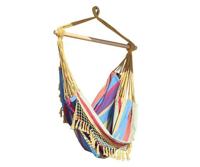 Vivere Brazilian Hangmat 1 persoon/personen Katoen Multi kleuren