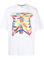 Marcelo Burlon County of Milan t-shirt Rib Cage en coton - Blanc