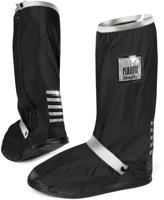 overschoenen reflecterend PVC zwart zilver maat 43-45