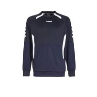 hummel Junior sportsweater Authentic Top RN donkerblauw/wit