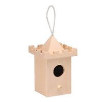 Vogelhuisje kasteel 8 cm   -