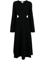 Michael Kors Collection robe à col v - Noir