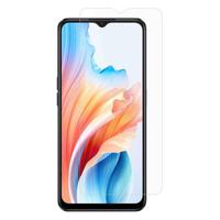 Oppo A2x Screenprotector van gehard glas - 9H - Case Friendly - Doorzichtig