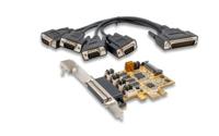 EXSYS EX-45354 PCIe, Seriële RS-422, RS-485, CE, FCC, 0-55°C, -40-75°C