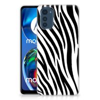 Motorola Moto E32/E32s TPU Hoesje Zebra - thumbnail