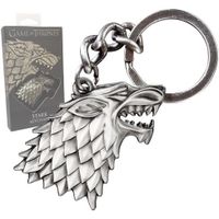 Noble Collection Game of Thrones: Stark Keychain sleutelhanger - thumbnail