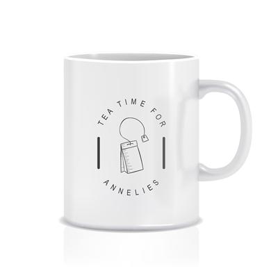 Mok tea time gepersonaliseerd met naam Mok tea time gepersonaliseerd met naam