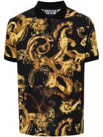 Versace Jeans Couture Watercolour Couture polo shirt - Noir