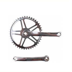 Falkx FALKX Steal crankstel 44T, cranklengte cranklengte 170mm. chroom, staal, spieloos