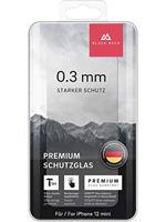 Black Rock - Kogelvrij glas screen protector 0,3 mm 9H geschikt voor Apple iPhone 12 mini I beschermfolie, screen protector (transparant)