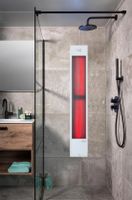 Xenz Feel Good Shower L infrarood inbouw 110x27 cm wit - thumbnail