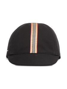 Burberry Kids casquette à rayures Icon - Noir