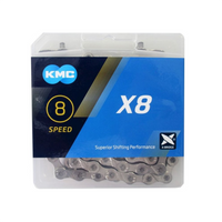 Kmc Fietsketting X8 Zilver 114 schakels - thumbnail