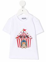 Moschino Kids t-shirt à logo imprimé - Blanc