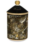 Dolce & Gabbana bougie parfumée à imprimé léopard (340 g) - Noir