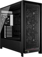 CORSAIR FRAME 5000D RS Modulaire High Airflow Mid-Tower PC-Behuizing – 4x voorgeïnstalleerde RS-ventilatoren, InfiniRail™ ventilatormontagesysteem, GPU-anti-doorzakking Project Stealth – Zwart