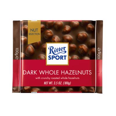 Ritter Sport - Dark Whole Hazelnuts - 100gr