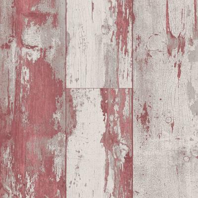 DUTCH WALLCOVERINGS Behang hout rood en beige DUTCH WALLCOVERINGS Behang hout rood en beige