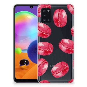 Samsung Galaxy A31 Siliconen Case Pink Macarons