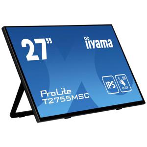 Iiyama ProLite Bonded PCAP 10P Touch Touchscreen monitor Energielabel: E (A - G) 68.6 cm (27 inch) 1920 x 1080 Pixel 16:9 5 ms HDMI, DisplayPort, USB 3.1 Gen 1