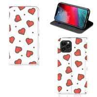 Apple iPhone 11 Pro Hoesje met Magneet Hearts