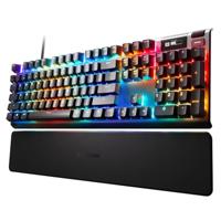 SteelSeries Apex Pro HyperMagnetic-gamingtoetsenbord – 's Werelds snelste toetsenbord – Aanpasbare activering – Oledscherm – RGB – USB-passthrough – Nordic QWERTY-indeling
