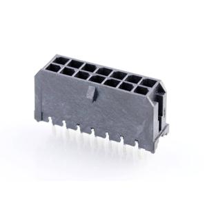 Molex 430451414 Male header, inbouw (standaard) Totaal aantal polen: 14 Rastermaat: 3 mm Inhoud: 1 stuk(s) Tray