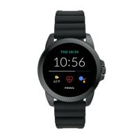 Fossil FTW4047 Horloge Gen. 5E Sport Smartwatch siliconen band 42 mm