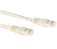 Verbindingskabel - RJ-45 (M) naar RJ-45 (M) - 20 m - UTP - CAT 6a - ivoor, RAL 1015