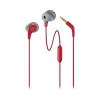JBL ENDURRUNRED Endurance Run Zweetbestendige in-ear sporthoofdtelefoon met kabel rood