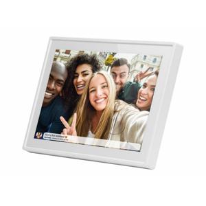 Braun Phototechnik DigiFrame 1019 WiFi weiss Digitale fotolijst 25.7 cm 10.1 inch Energielabel: C (A - G) 1280 x 800 Pixel 16 GB Wit