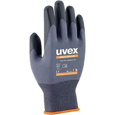 Uvex Athletic allround handschoenen, uniseks, 7 stuks, grijs