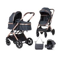 Kinderwagen 3 in 1 Zara antraciet, innovatieve design!