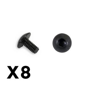 FTX - Outback Button Head Screw M2,5*5 (8) (FTX8225)