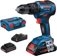 Bosch Blauw GSB 18V-55 | Accuklopboor/schroefmachine I L-Boxx | 2 accu&apos;s 4.0Ah procore - 06019H5304 - thumbnail