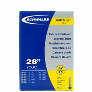 Schwalbe Binnenband sv20 60mm 28 inch race 18/25-622 extra licht 65gr